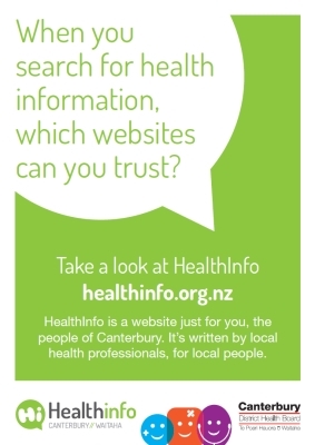 HealthInfo Canterbury: When you search for health information, which website can you trust?
