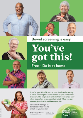 Bowel screening is easy: You