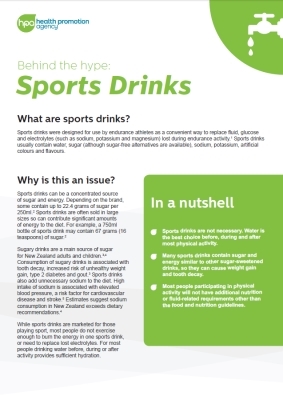 Behind the hype: Sports drinks