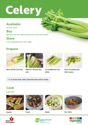 Easy meals with vegetables: Celery