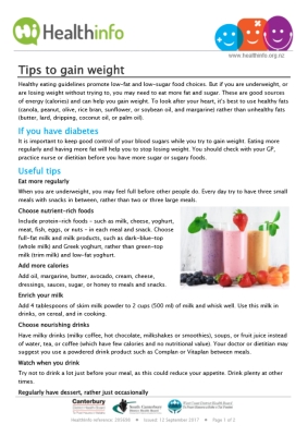 Tips to gain weight