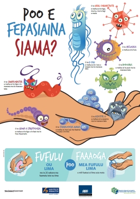 Are you giving germs a hand? - Samoan