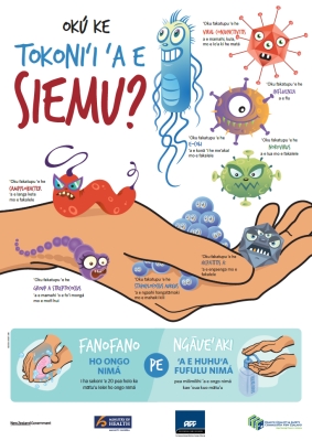 Are you giving germs a hand? - Tongan